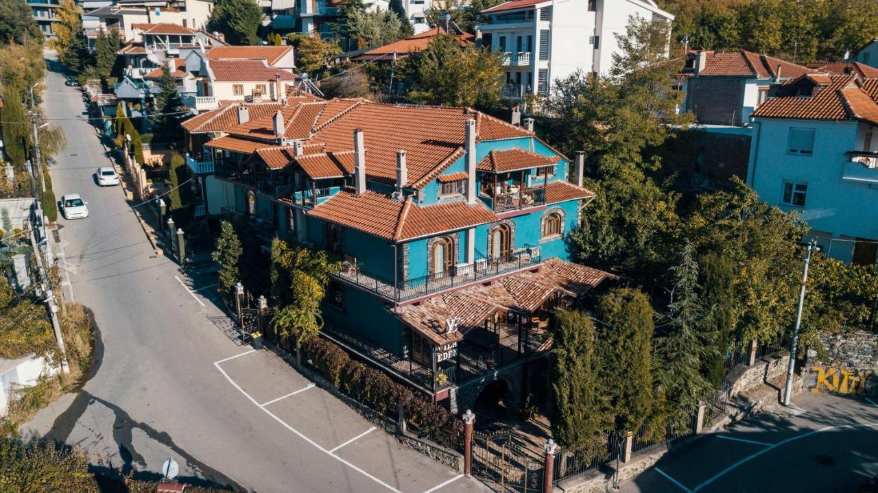 Vila Eden Boutique Hotel Korce Buitenkant foto